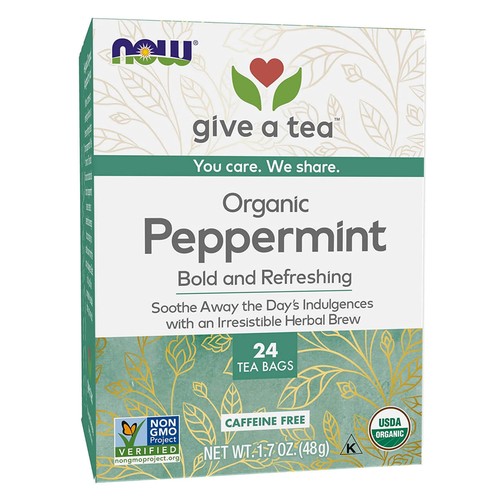 Now foods peppermint tea - peppermint,