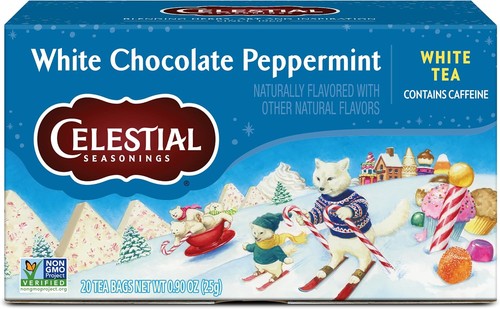 White chocolate peppermint - white,